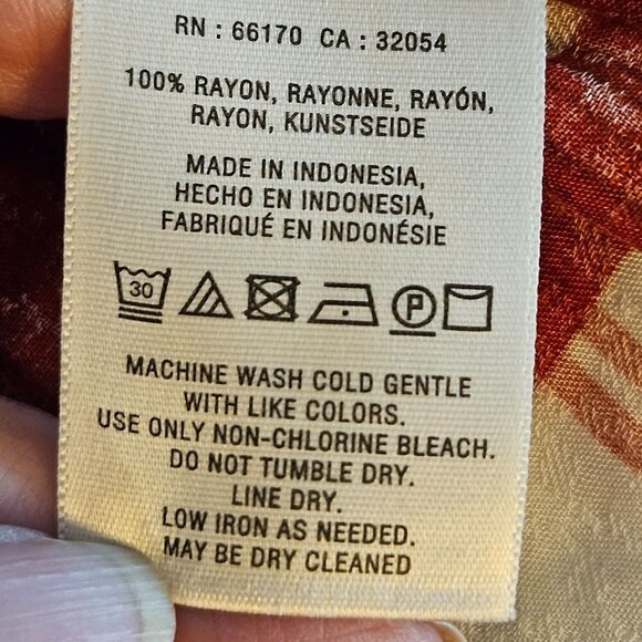 Maeve Anthropologie Lila Tiered Tunic Medium Boho Western Plaid  Top Red Blue - Picture 8 of 10